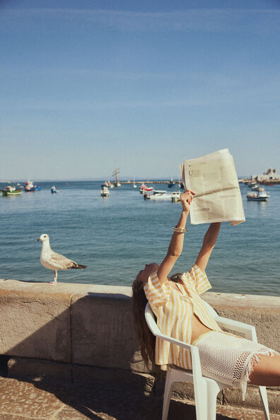 Kemeja Resort Berpotongan Longgar